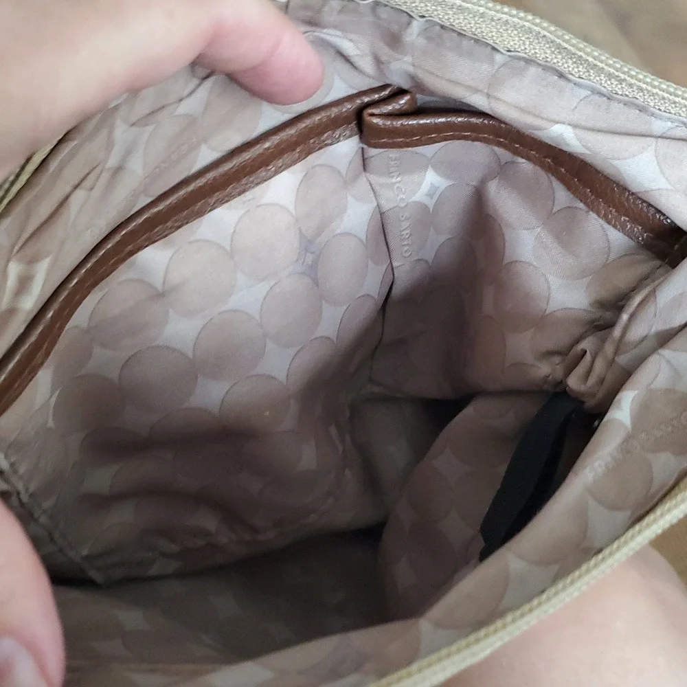 Franco Sarto Brown‎ and Tan Womans Crossbody Bag